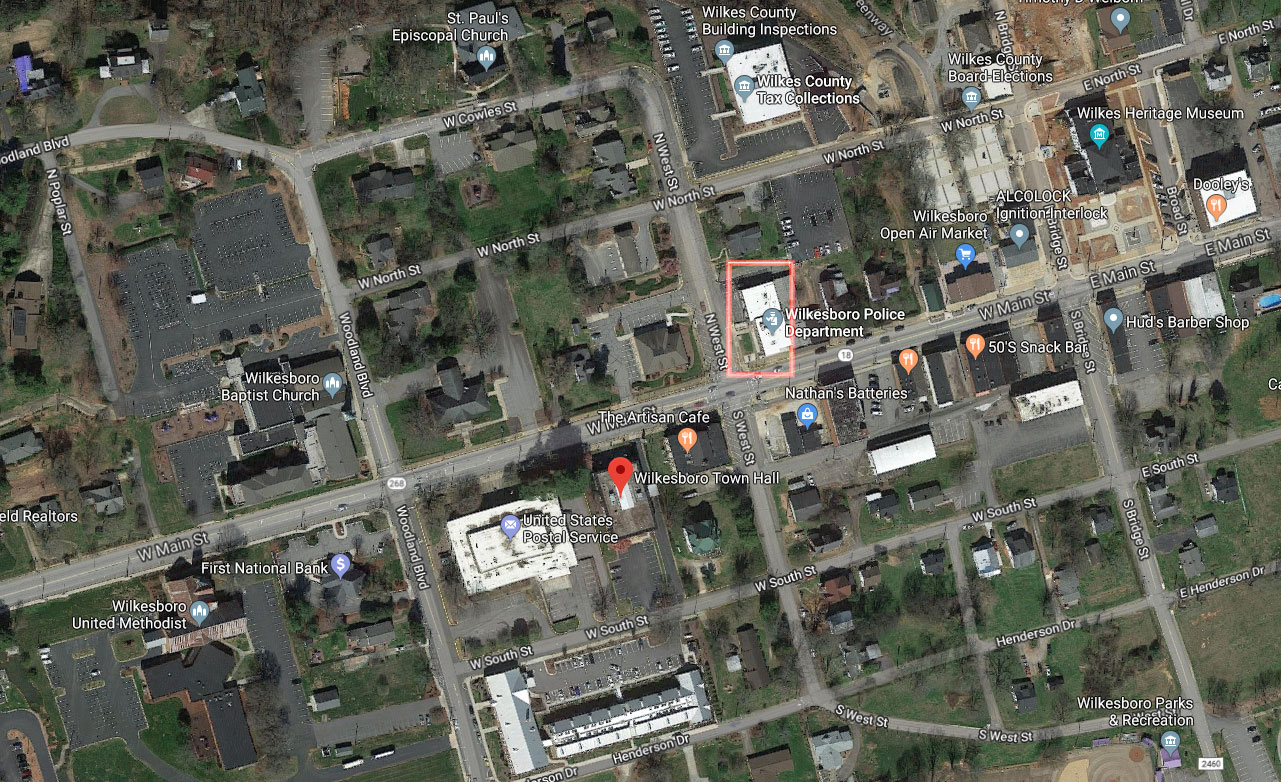 wilkesboro police map wilkesboro police map