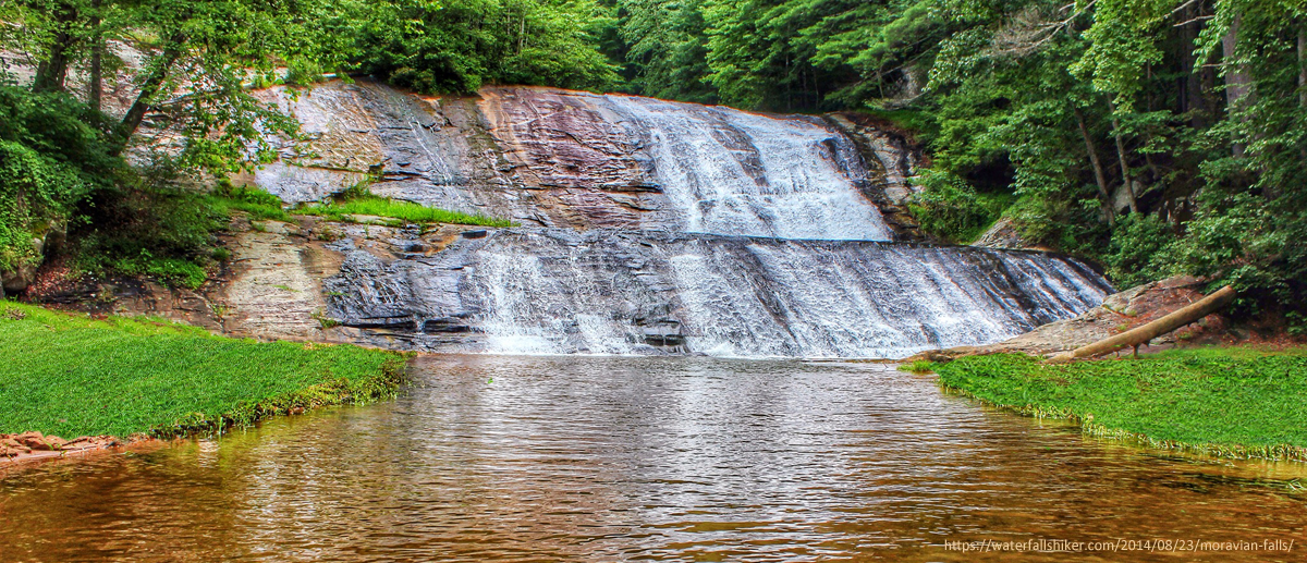 Waterfalls in Moravian Falls