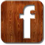 facebook woodgrain logo
