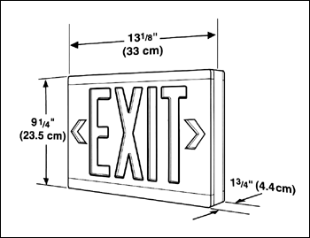 sign dimensions sign dimensions