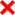 x mark red