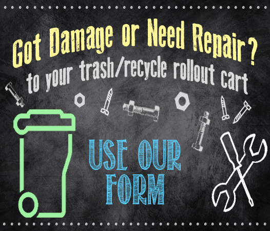 Got damage or Need repairs to your rollout cart?
